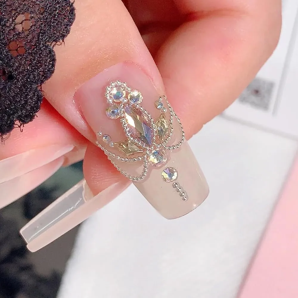 3D Mixed Sizes Nail Art Studs Gold Silver Mini Metal Caviar Nails Beads Ball Nail Rivets Jewelry for Women Girls Manicure Nails Supplies DIY Crafts Decorations…