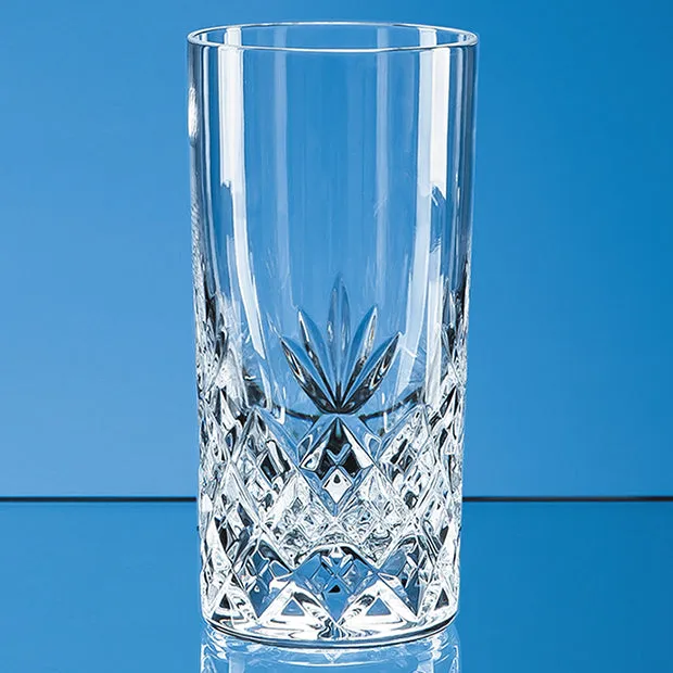 400ml Blenheim Lead Crystal Full Cut High Ball