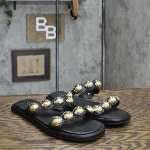 A New Day Women's Didi Embellished Slide Sandals Black 8