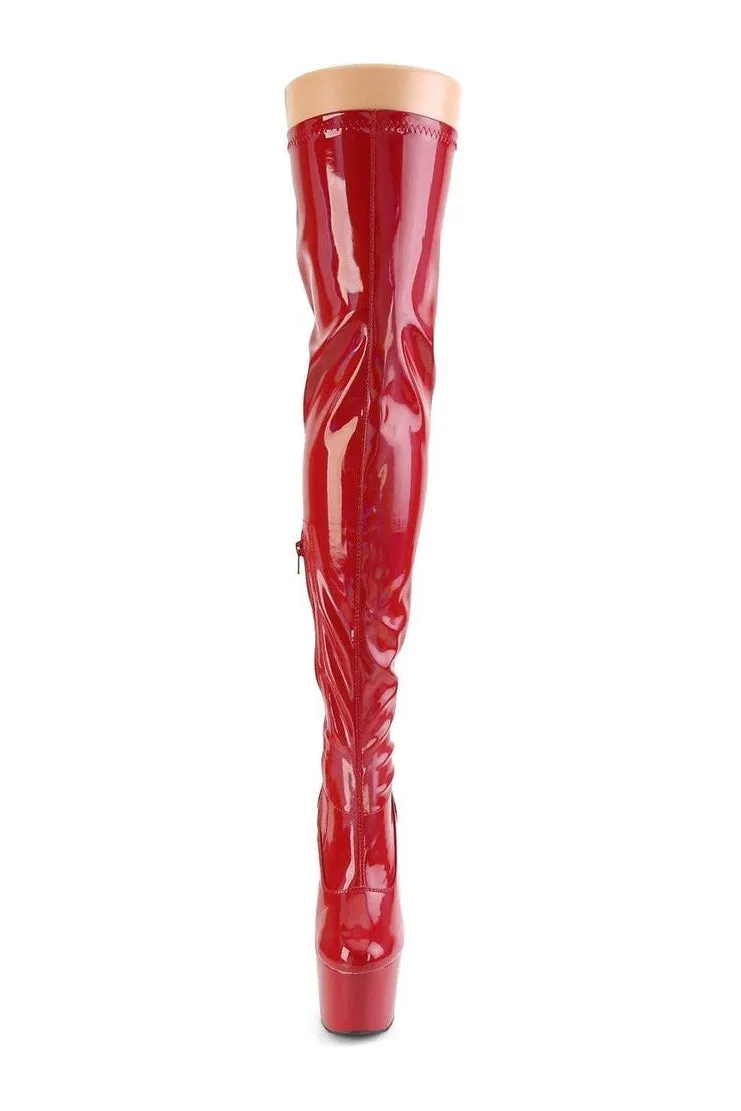 ADORE-3000HWR Exotic Boot | Red Patent