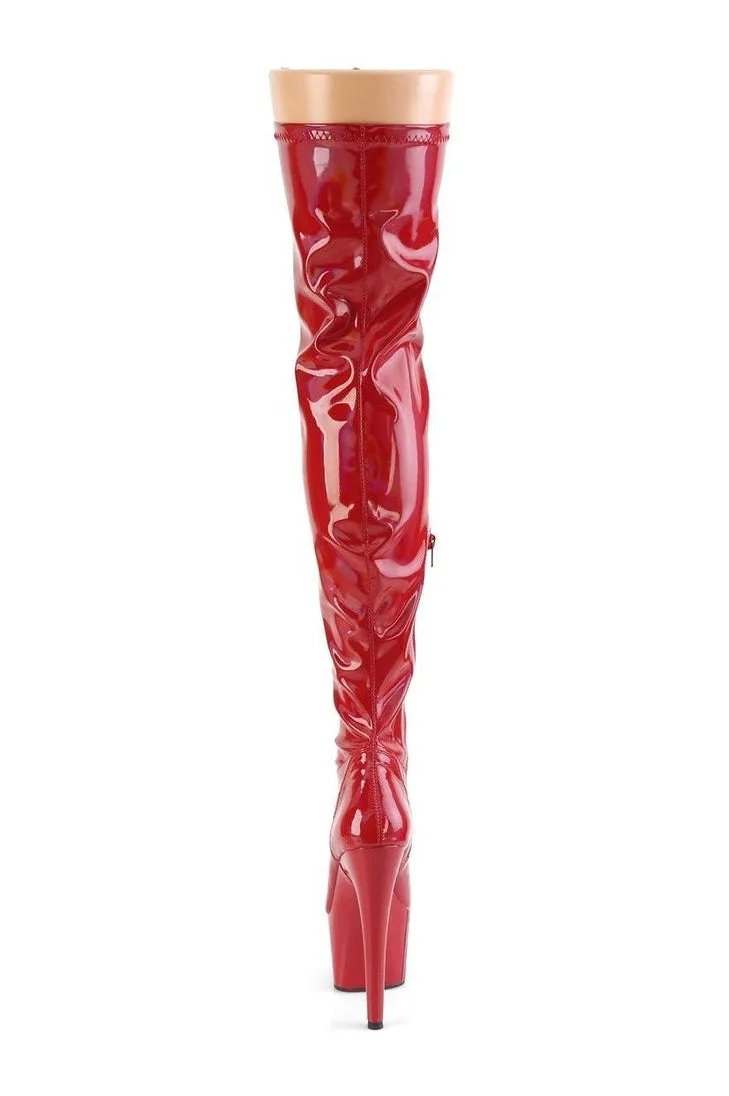 ADORE-3000HWR Exotic Boot | Red Patent