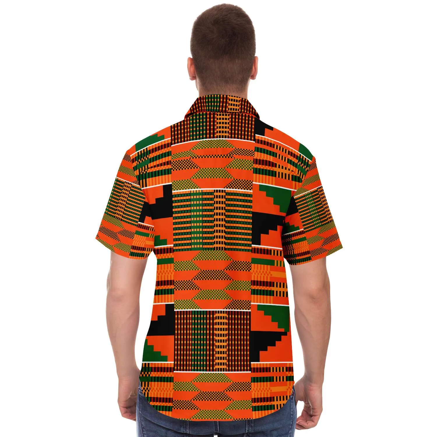 Amoke African Print Short Sleeve Shirt