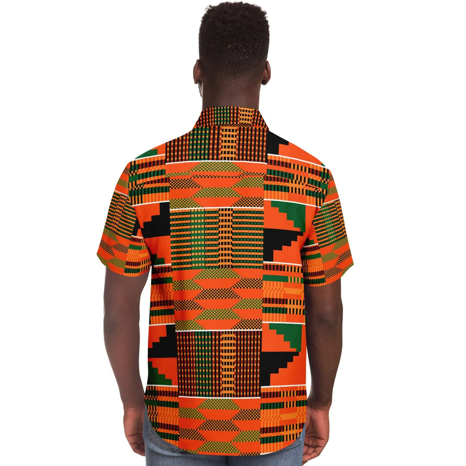 Amoke African Print Short Sleeve Shirt