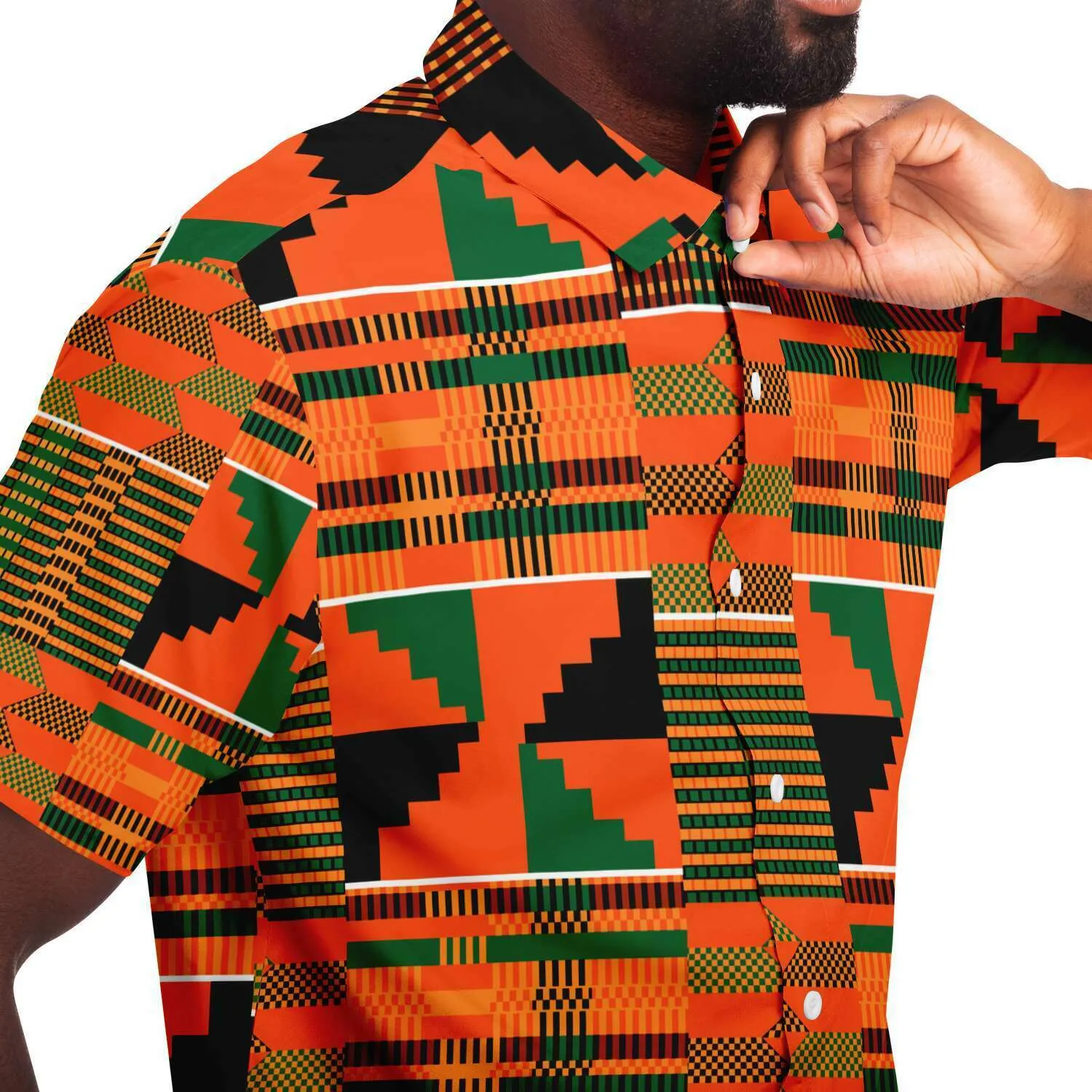 Amoke African Print Short Sleeve Shirt