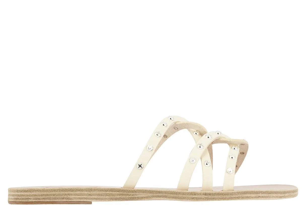 Ancient Greek Sandals Revekka Rivets- Off White