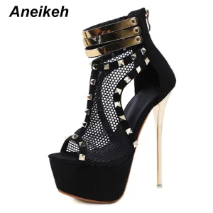 Aneikeh Mesh Rivets Platforms