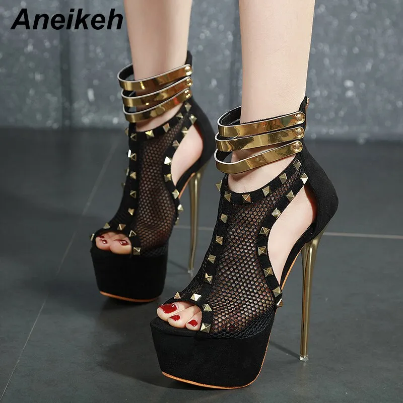 Aneikeh Mesh Rivets Platforms