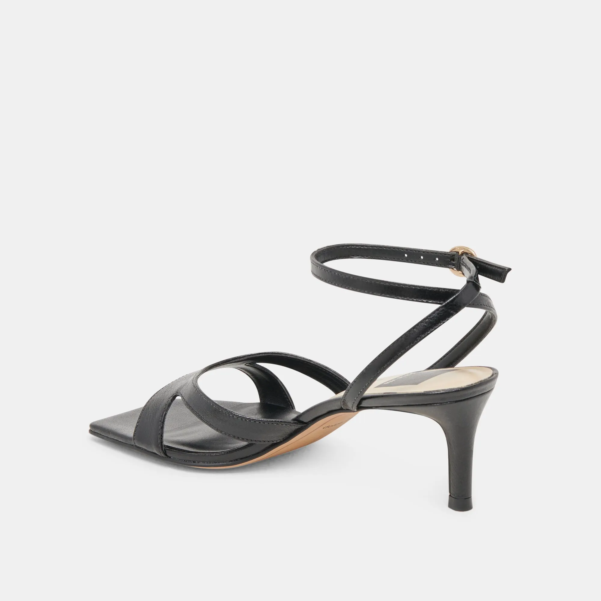 BECKI HEELS MIDNIGHT CRINKLE PATENT