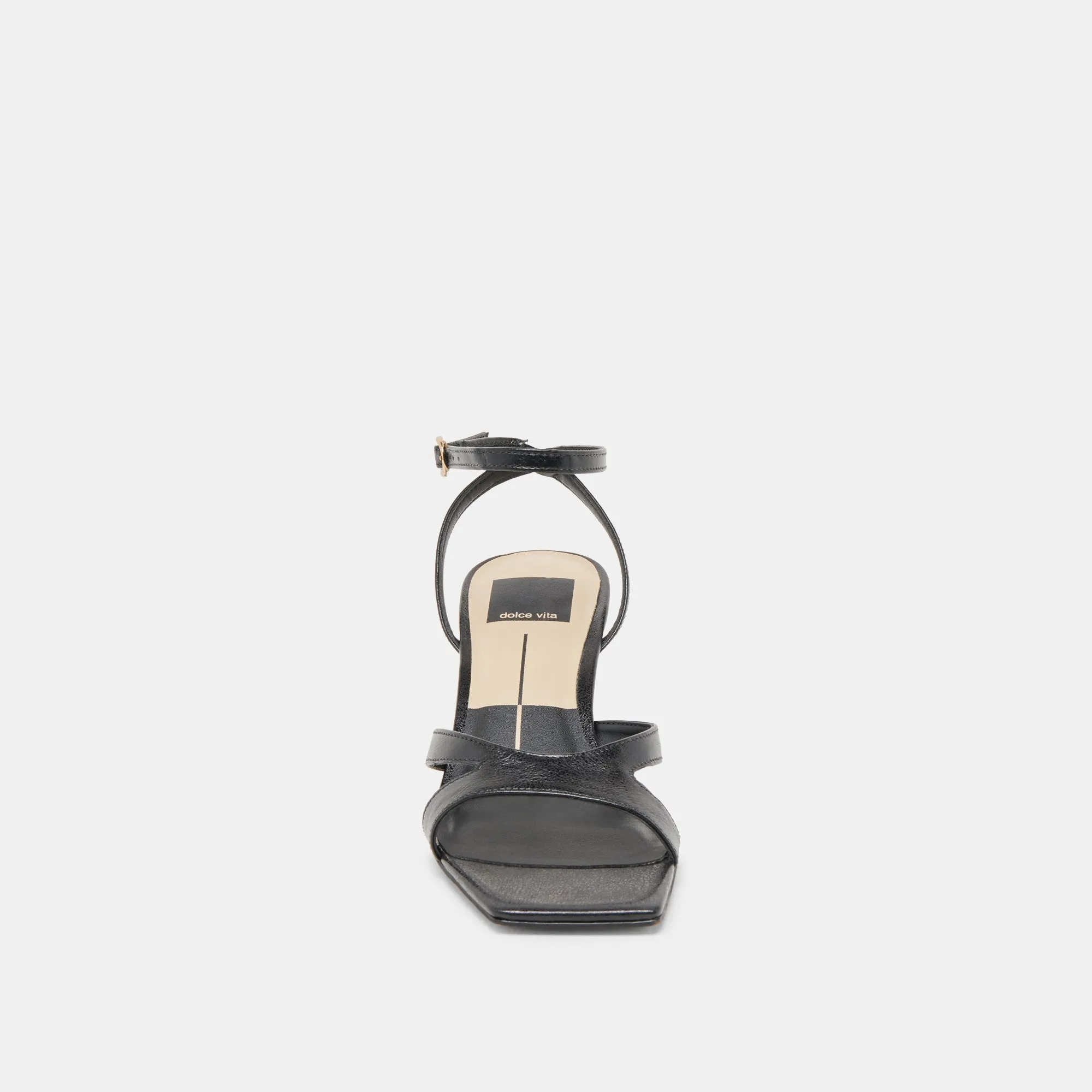 BECKI HEELS MIDNIGHT CRINKLE PATENT