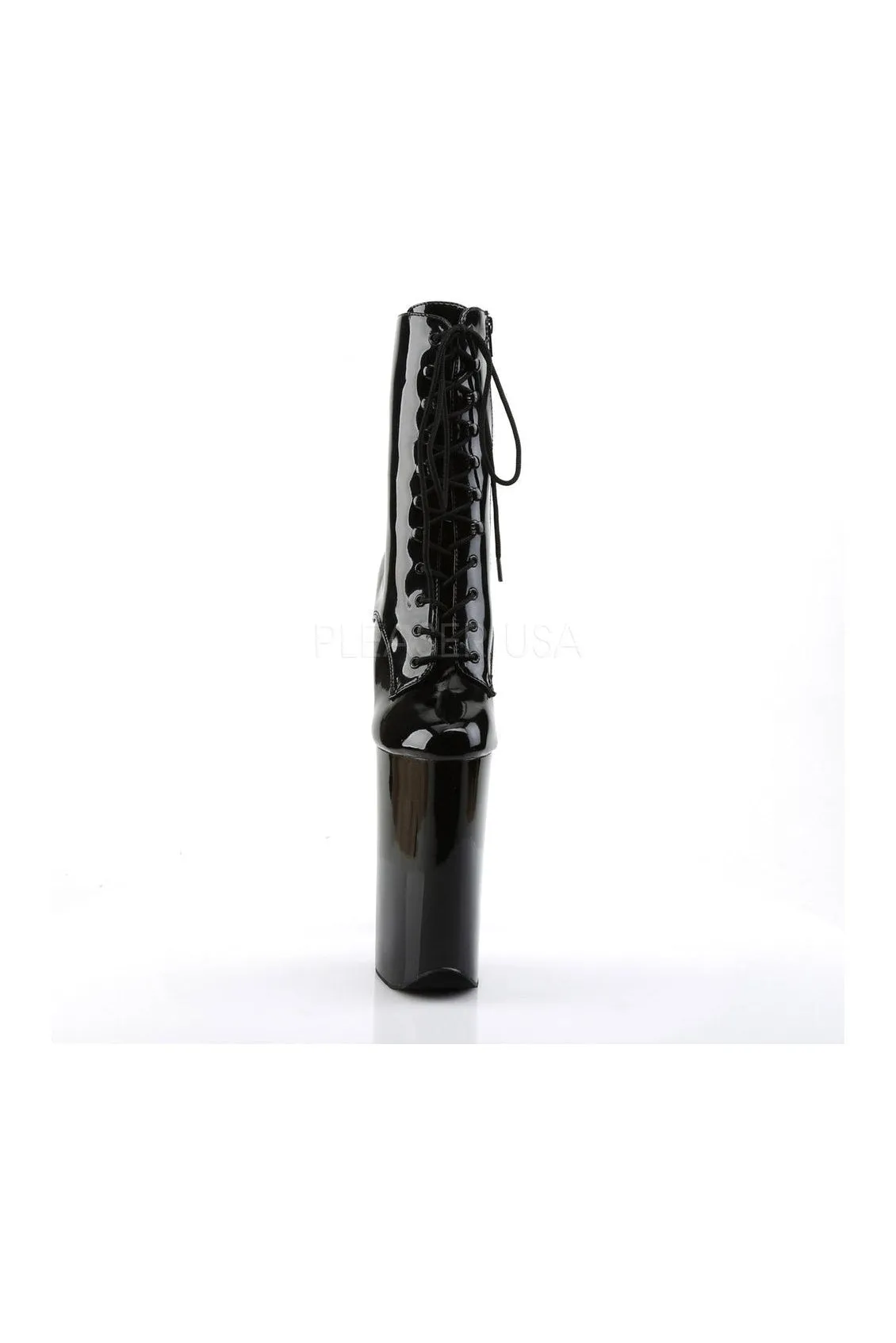 BEYOND-1020 Platform Boot  | Black Patent