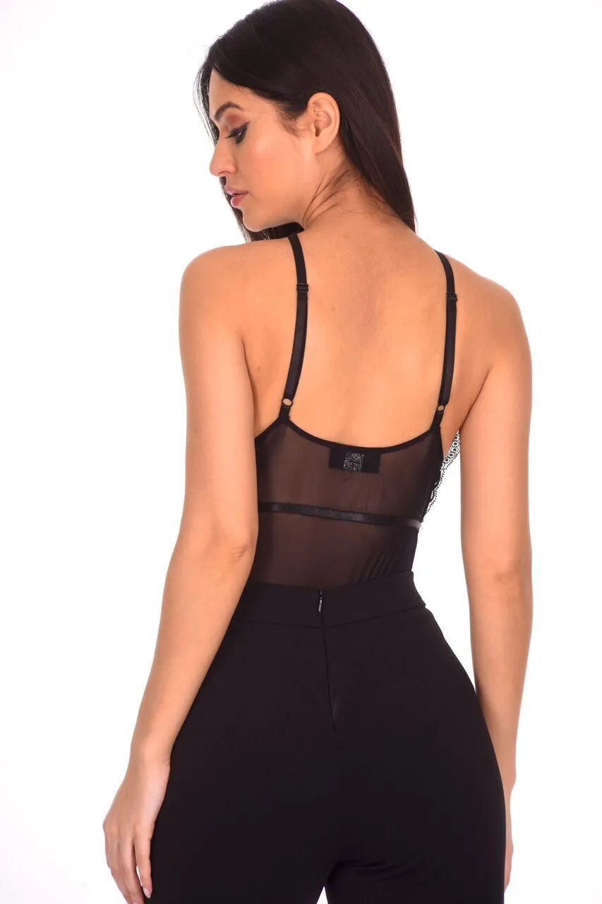 Black Lace Bodysuit