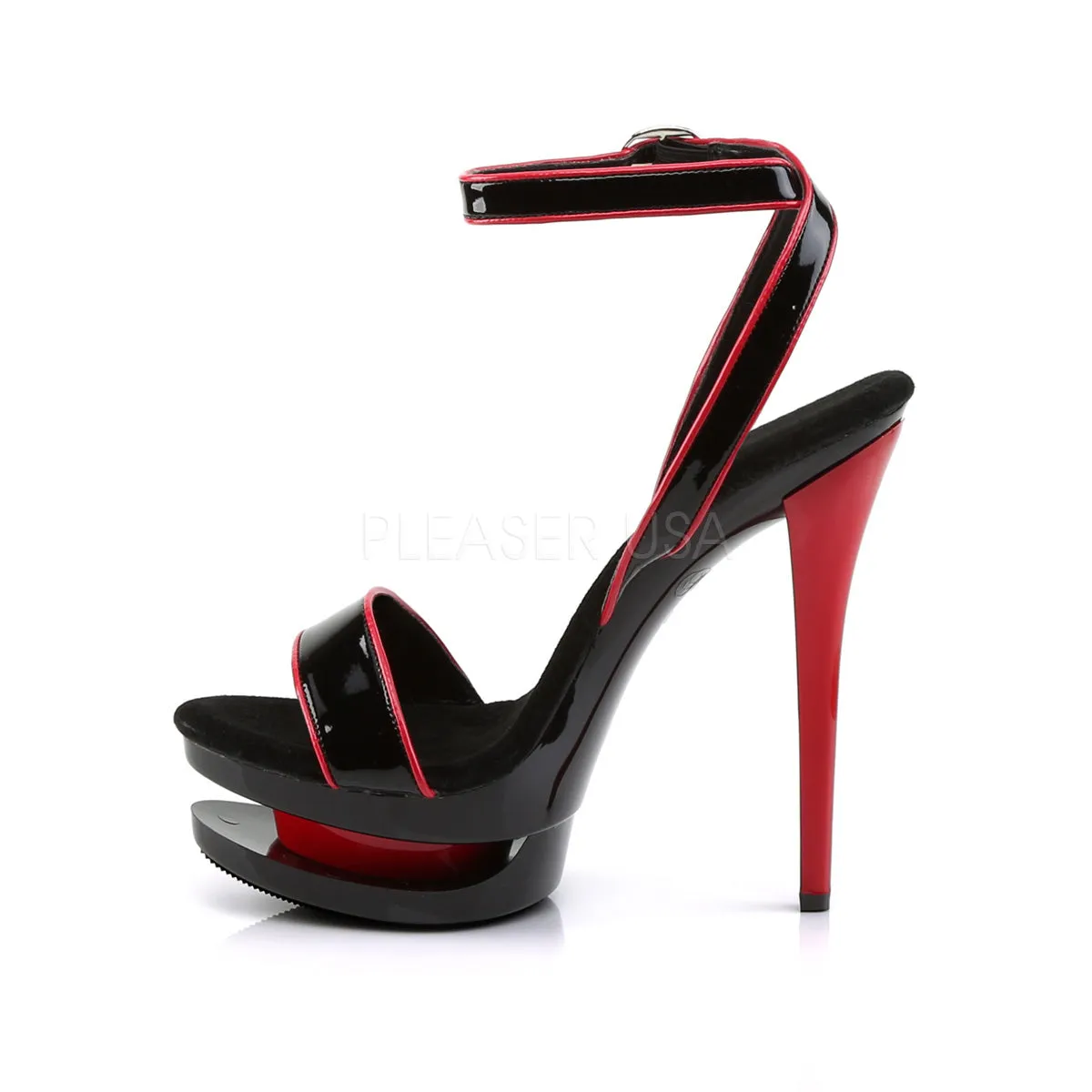BLONDIE-631-2  Black Red Patent/Black-Red