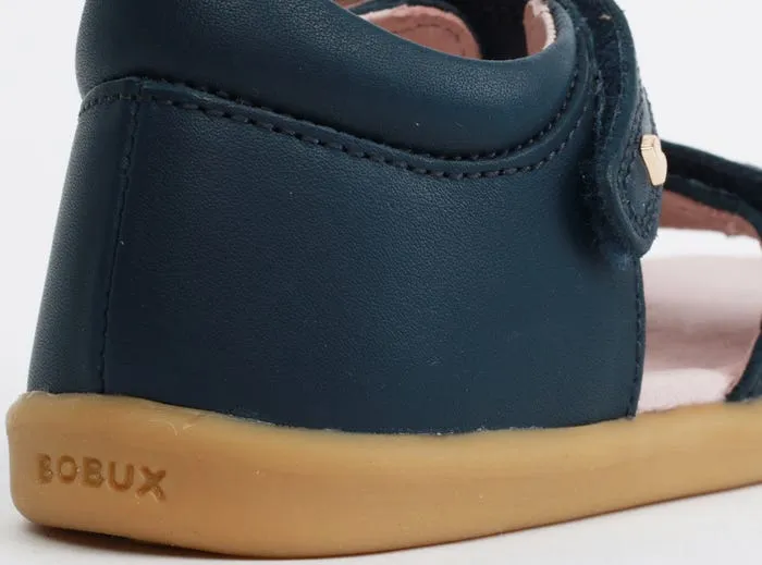 Bobux IWalk Roam - Navy Leather Closed Toe Sandal