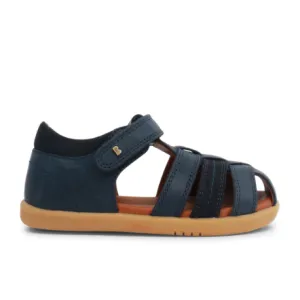 Bobux IWalk Roam - Navy Leather Closed Toe Sandal