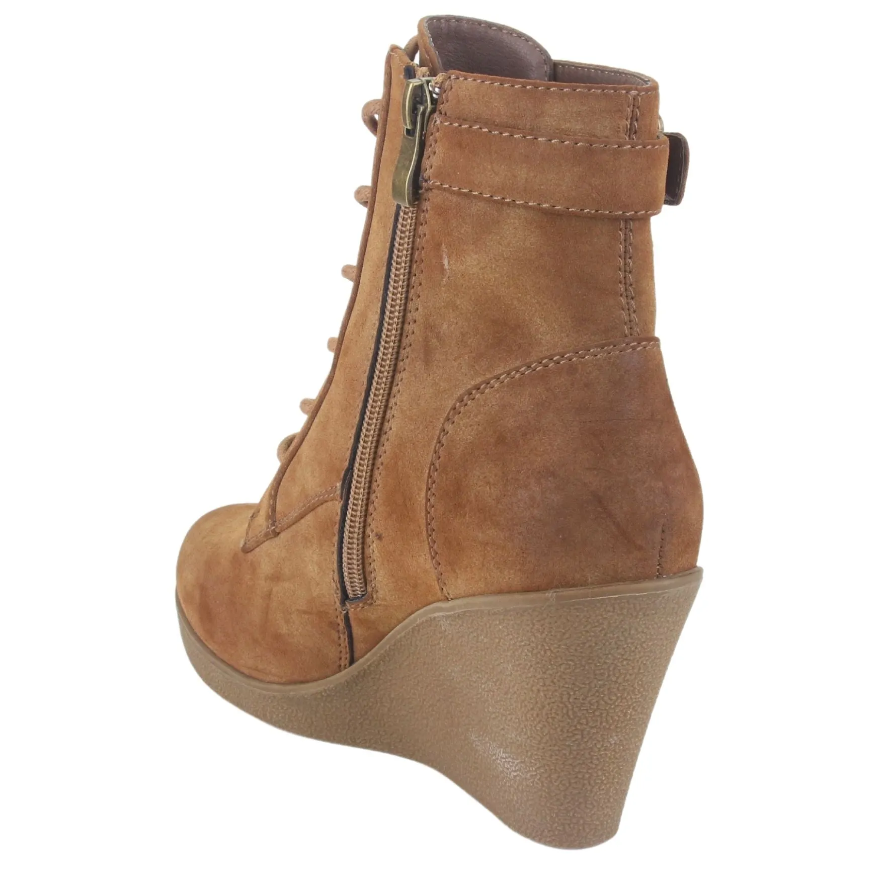 Botin Chalada Mujer Wedge-44 Tostado Casual