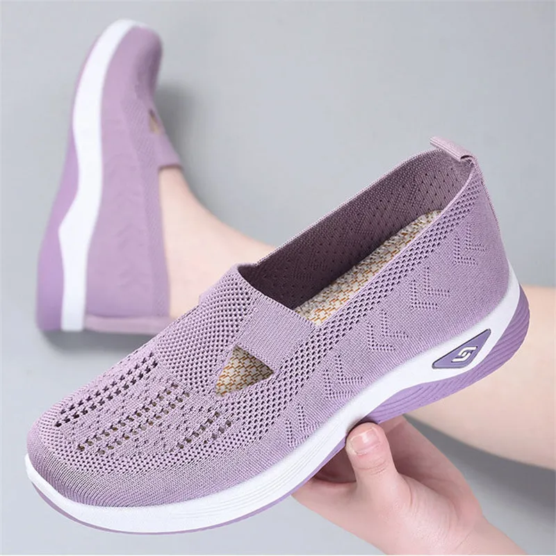 Breathable Mesh Soft Sole Loafers for Women