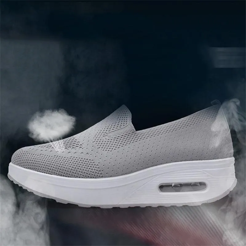 Breathable Supportive Fit Rocker Bottom Quick-Dry Mesh Loafers
