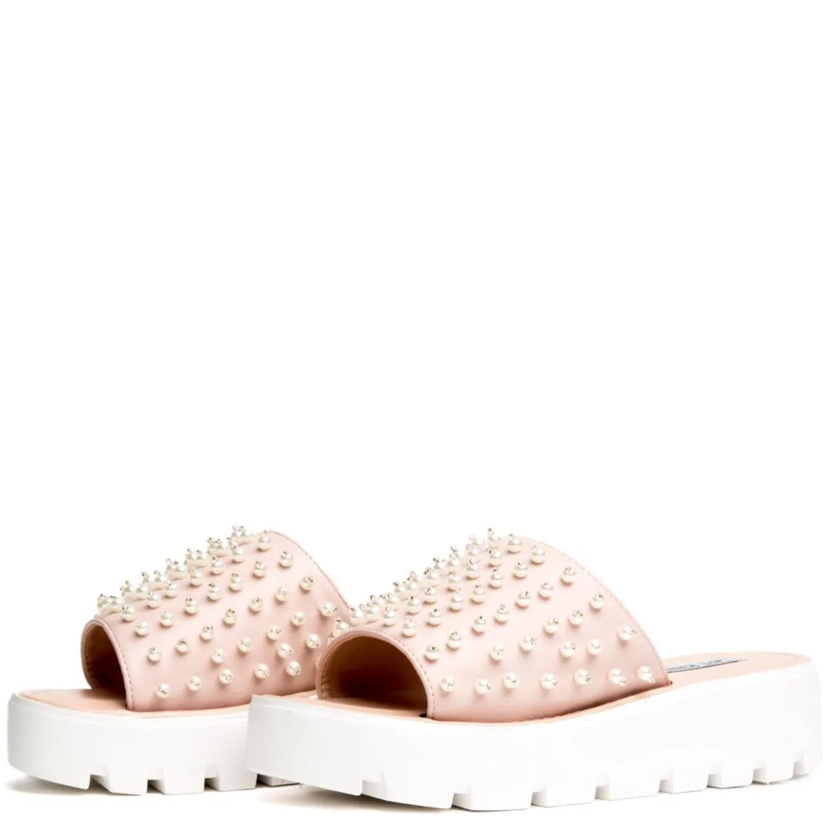 Cape Robbin Mandy-1 Pink Slides Pink