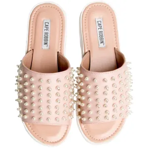 Cape Robbin Mandy-1 Pink Slides Pink