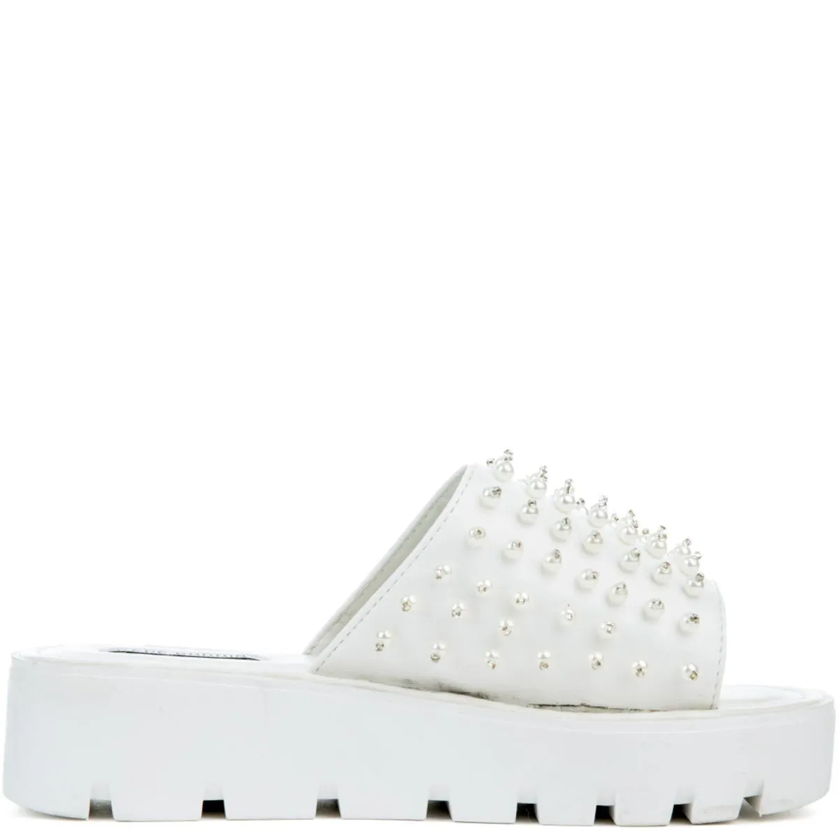 Cape Robbin Mandy-1 White Slides White