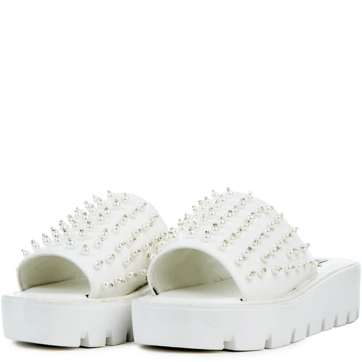 Cape Robbin Mandy-1 White Slides White