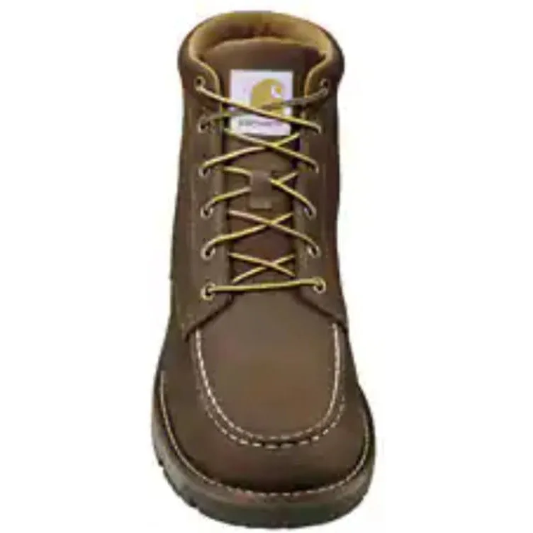 Carhartt Men's Millbrook Soft Toe WP Moc Toe Work Boot -Brown- FM5010-M