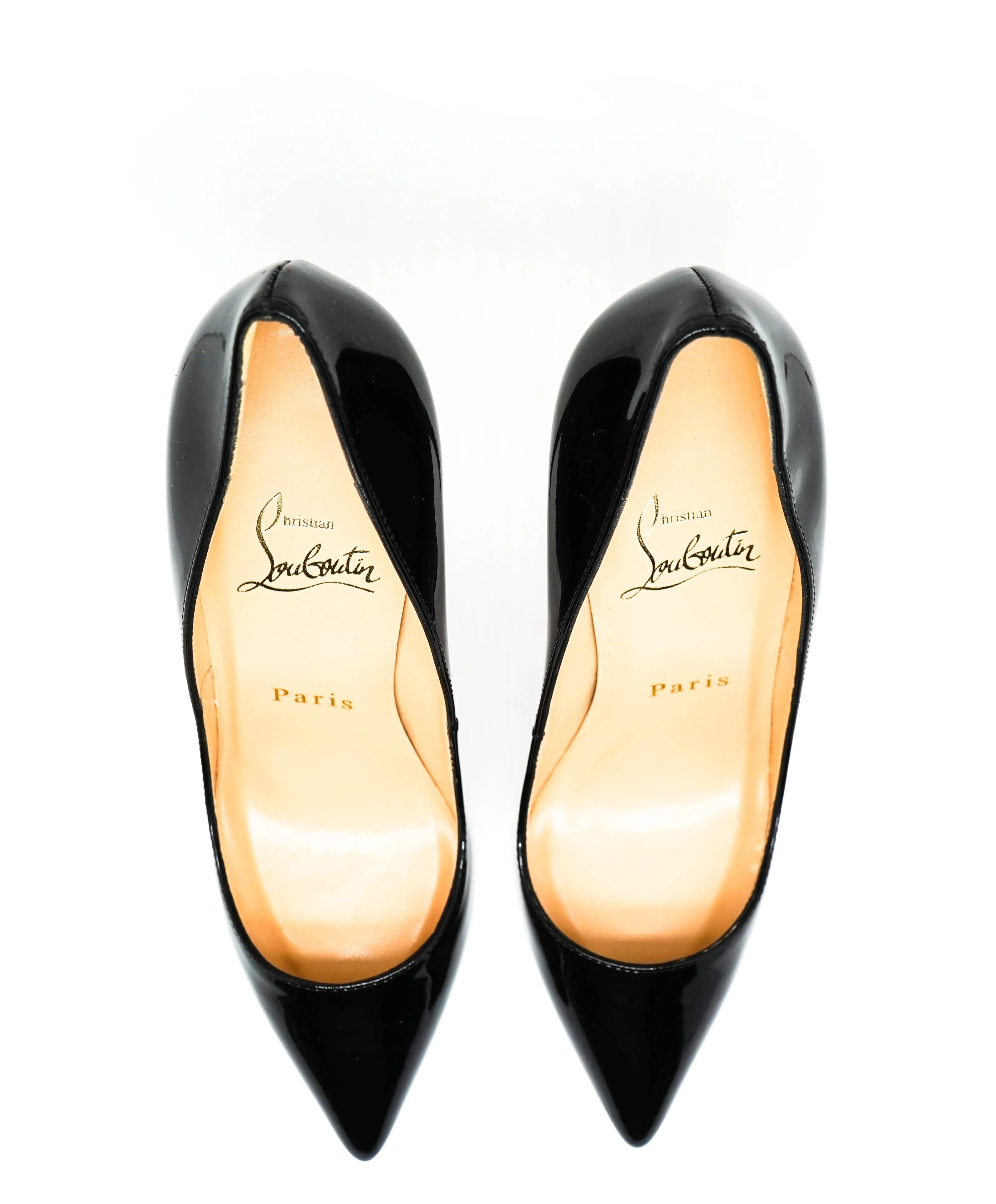 CHRISTIAN LOUBOUTIN - "So Kate 120" Black Patent Leather Pumps - 34.5