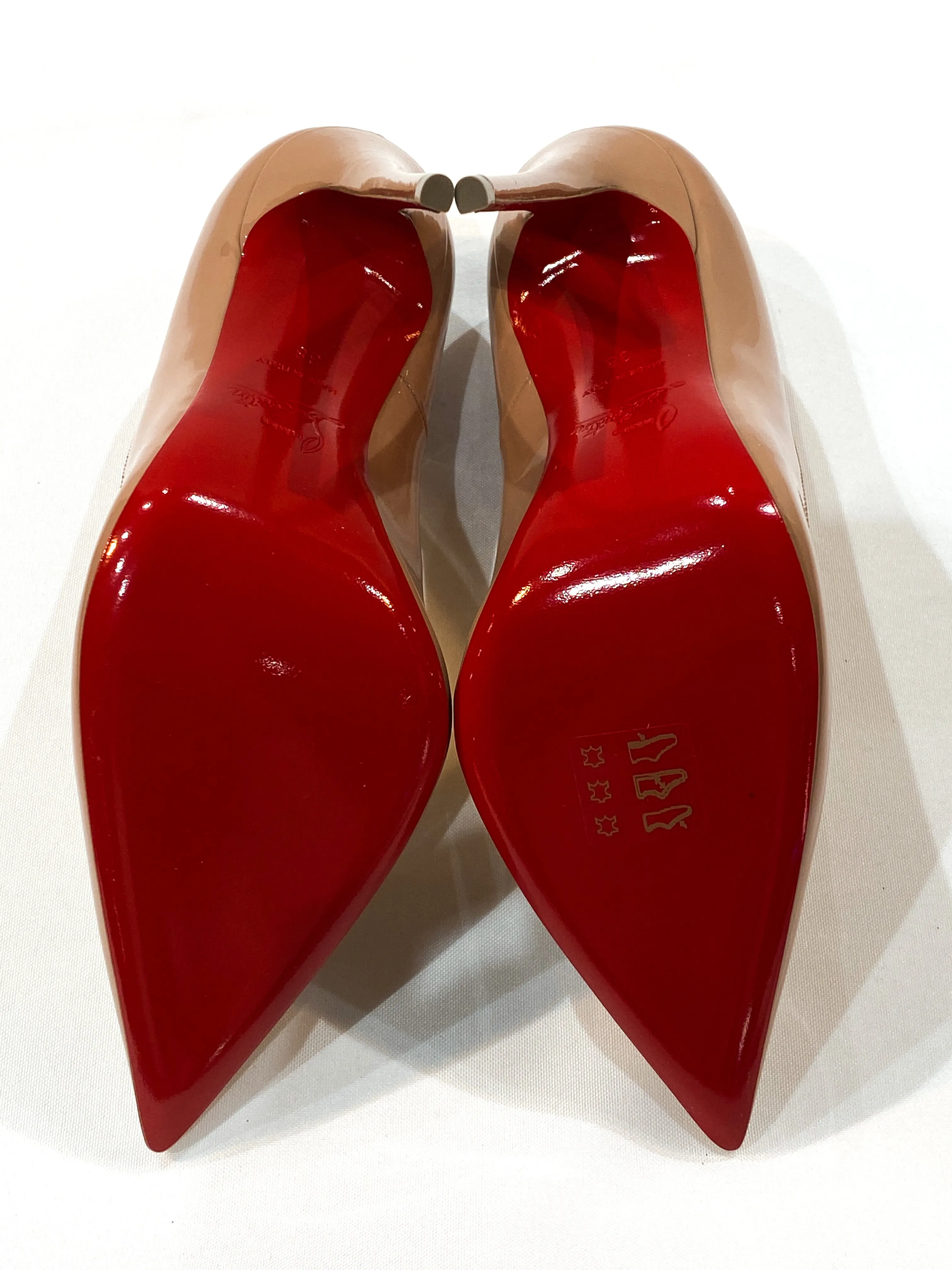 Christian Louboutin So Kate 120 Patent Leather In Nude