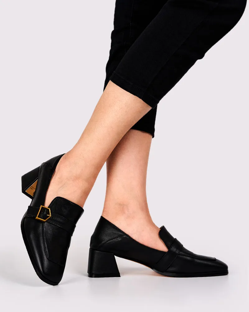 (Clean Up) Gentle And Versatile Square Toe Loafers