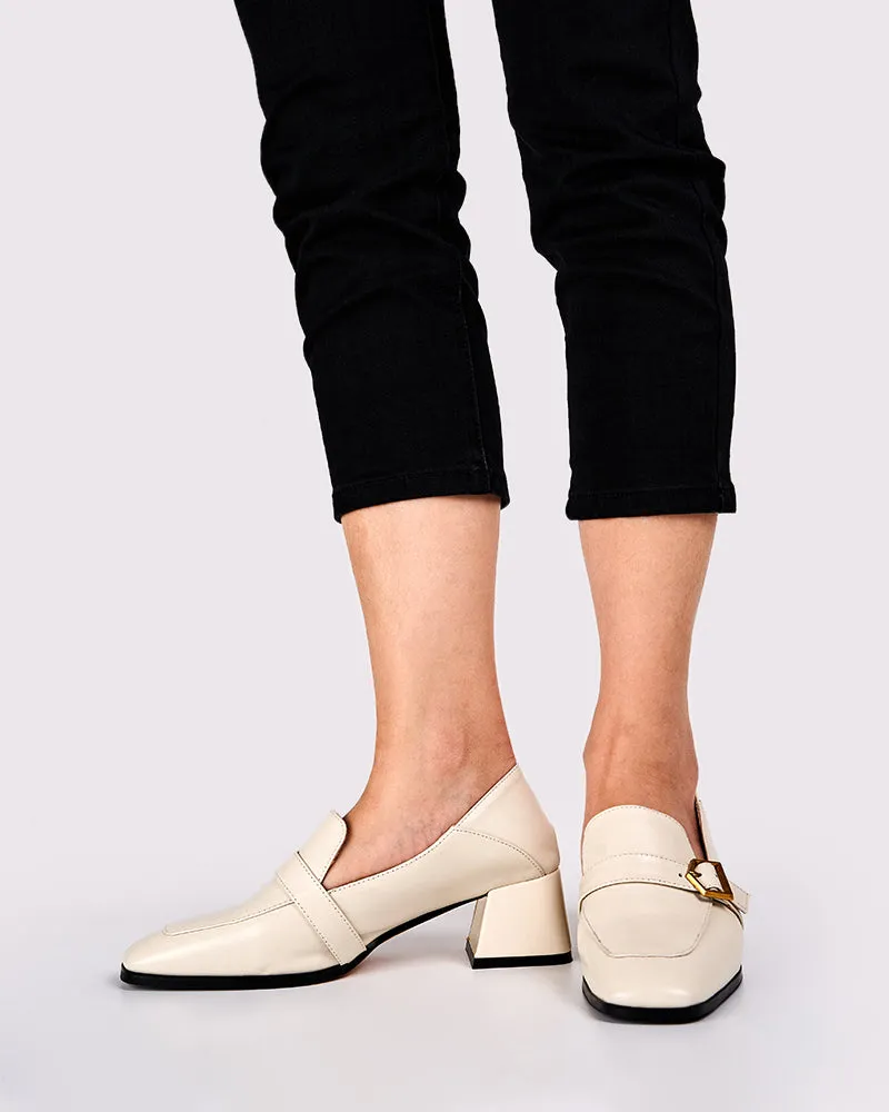 (Clean Up) Gentle And Versatile Square Toe Loafers