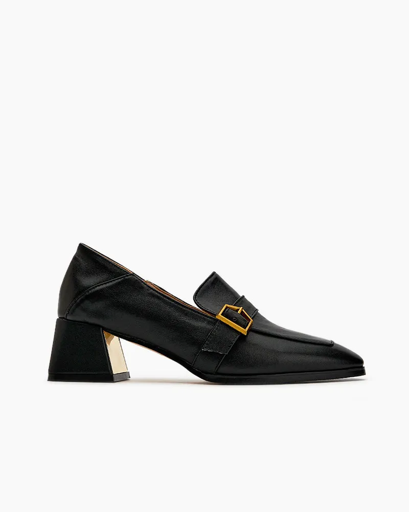 (Clean Up) Gentle And Versatile Square Toe Loafers
