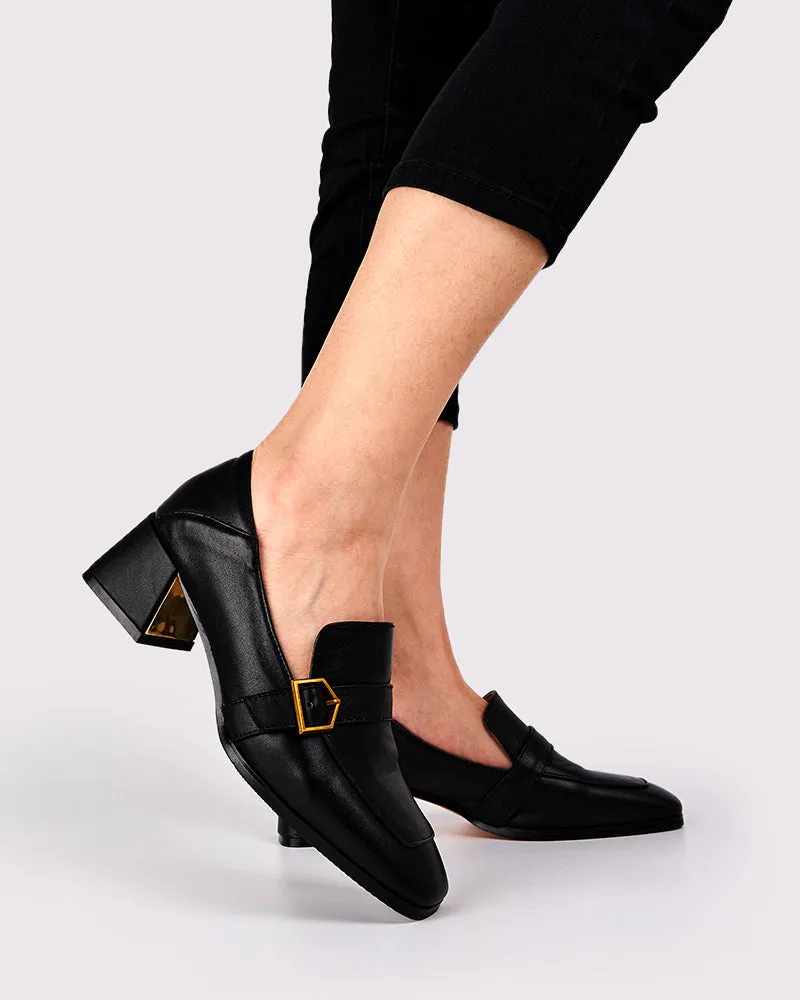 (Clean Up) Gentle And Versatile Square Toe Loafers