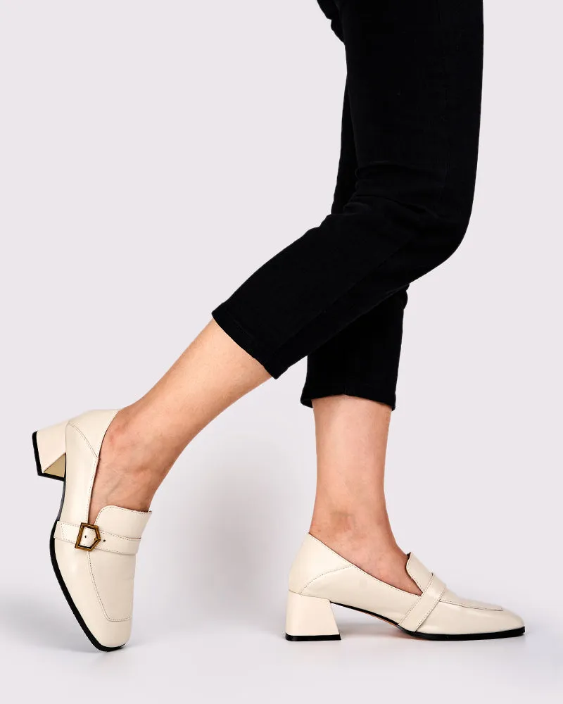 (Clean Up) Gentle And Versatile Square Toe Loafers