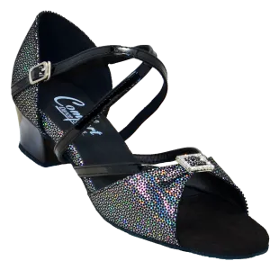 Comfort Single Buckle - Black Dot / Black Patent
