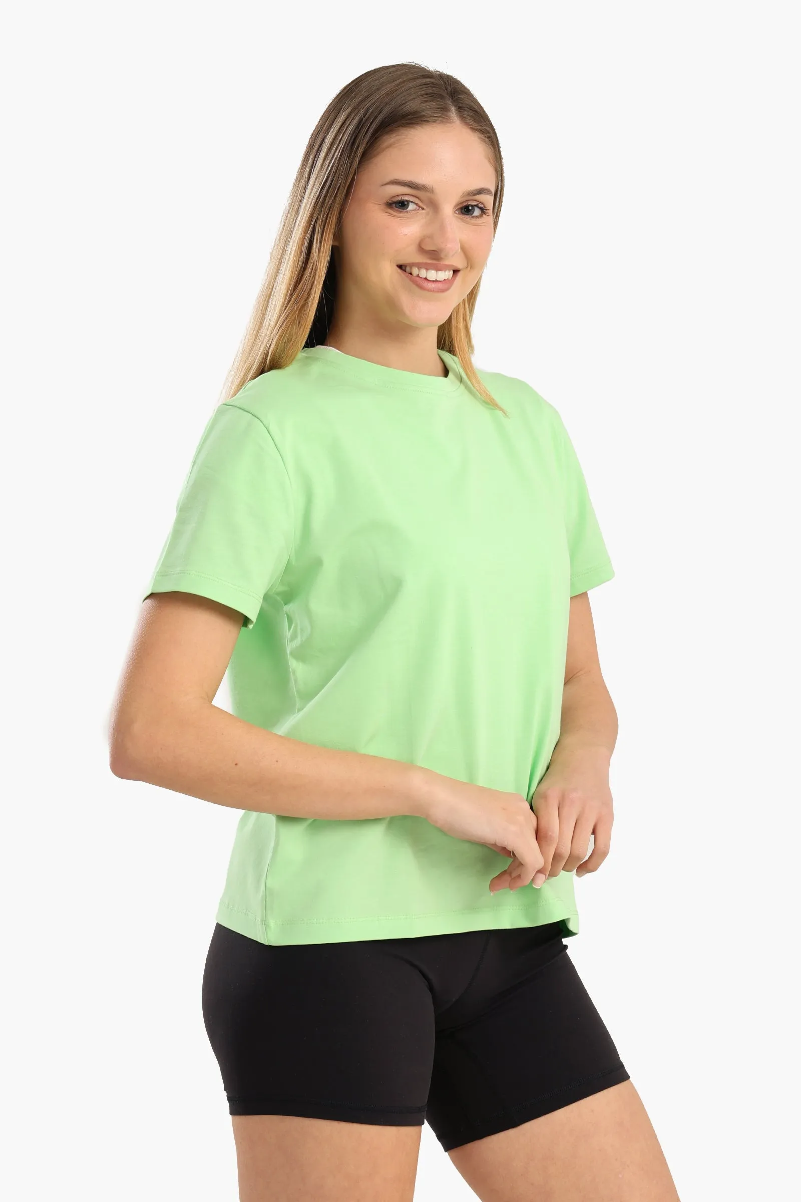 Cotton Basic Slip On T-Shirt