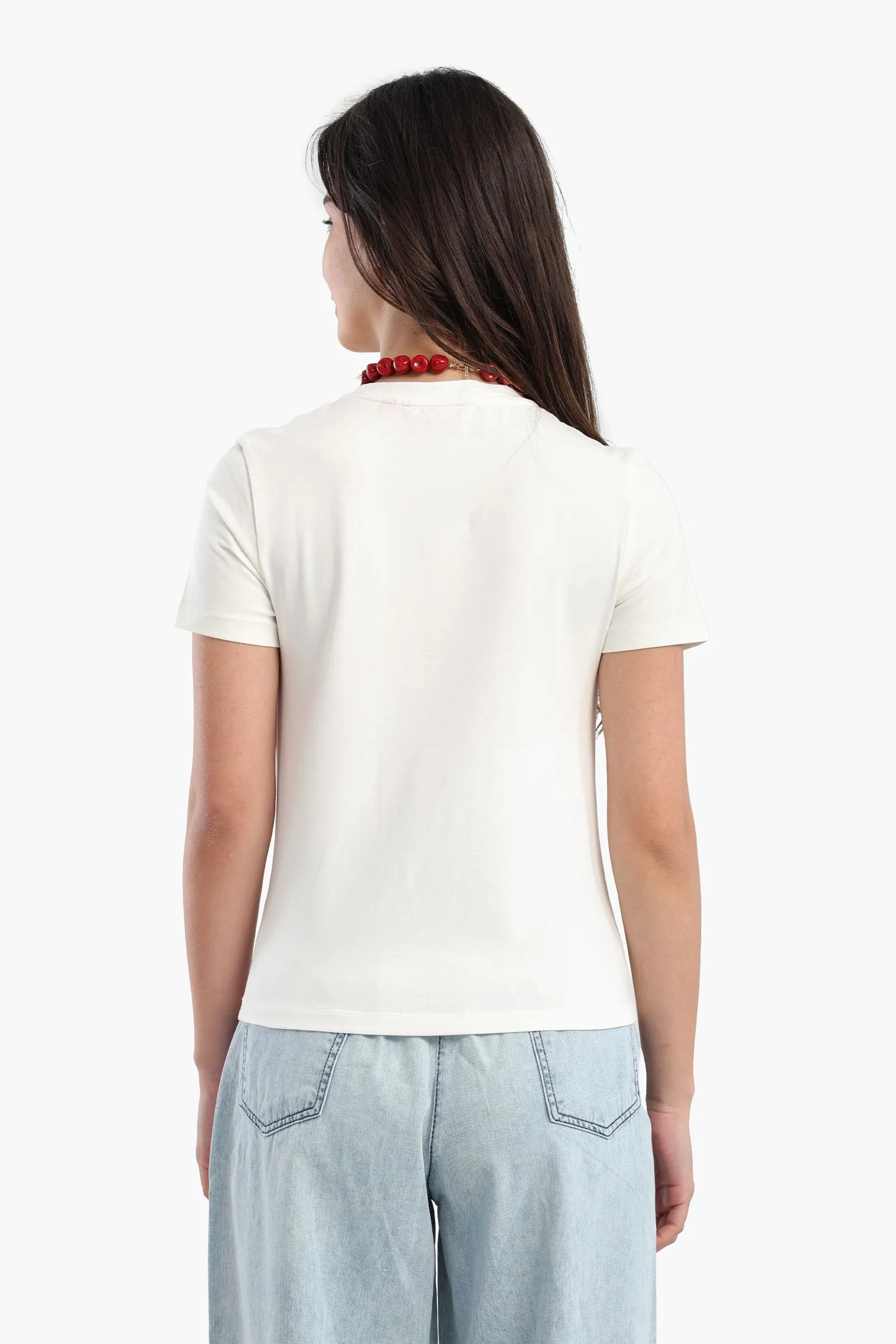 Cotton Basic Slip On T-Shirt