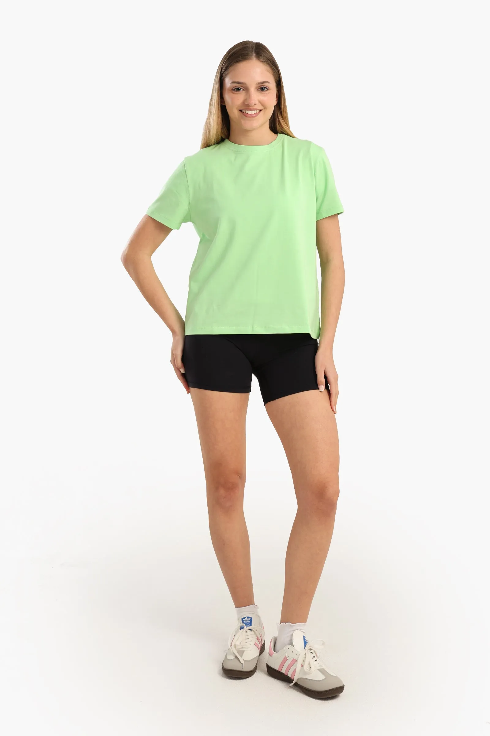 Cotton Basic Slip On T-Shirt