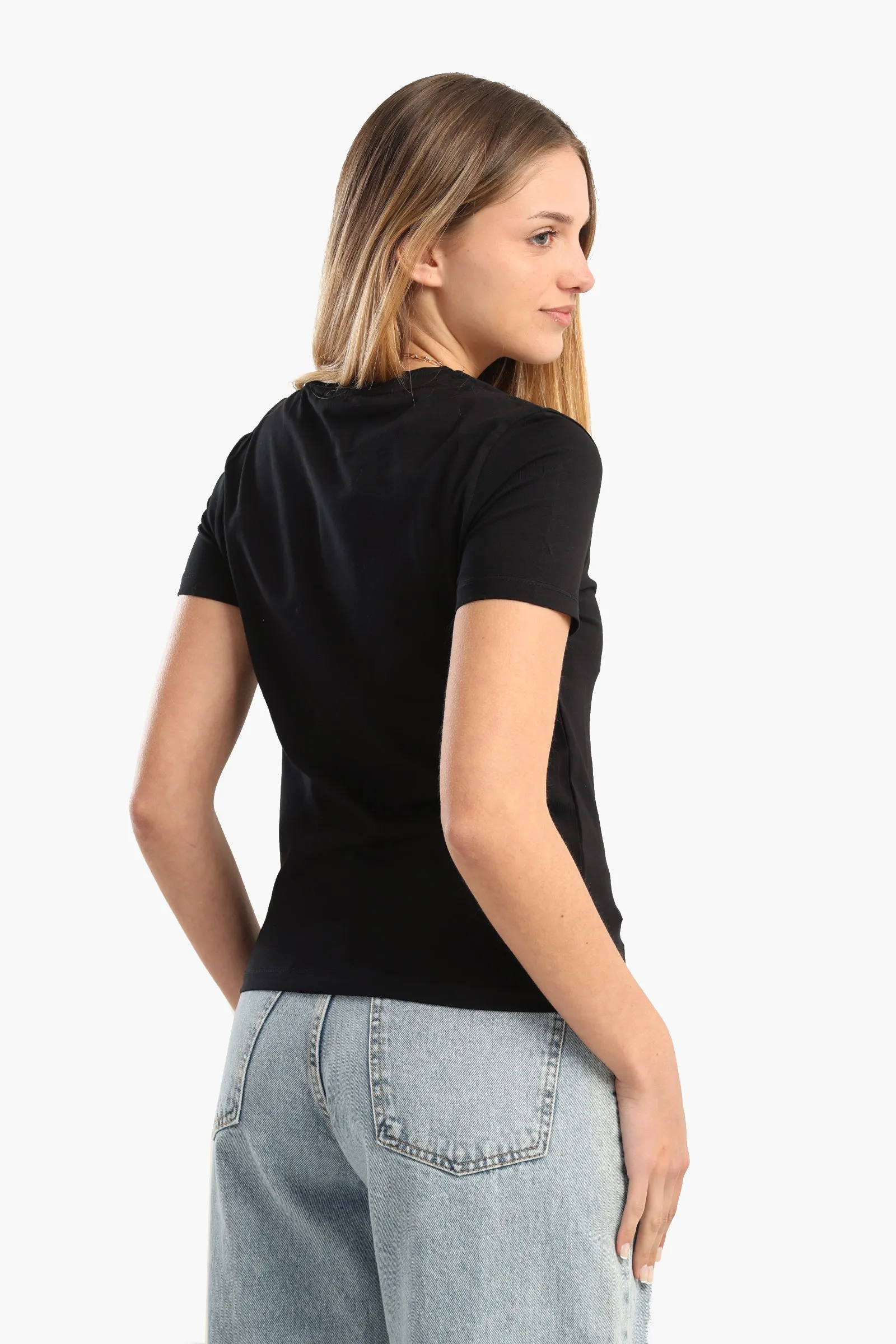 Cotton Basic Slip On T-Shirt