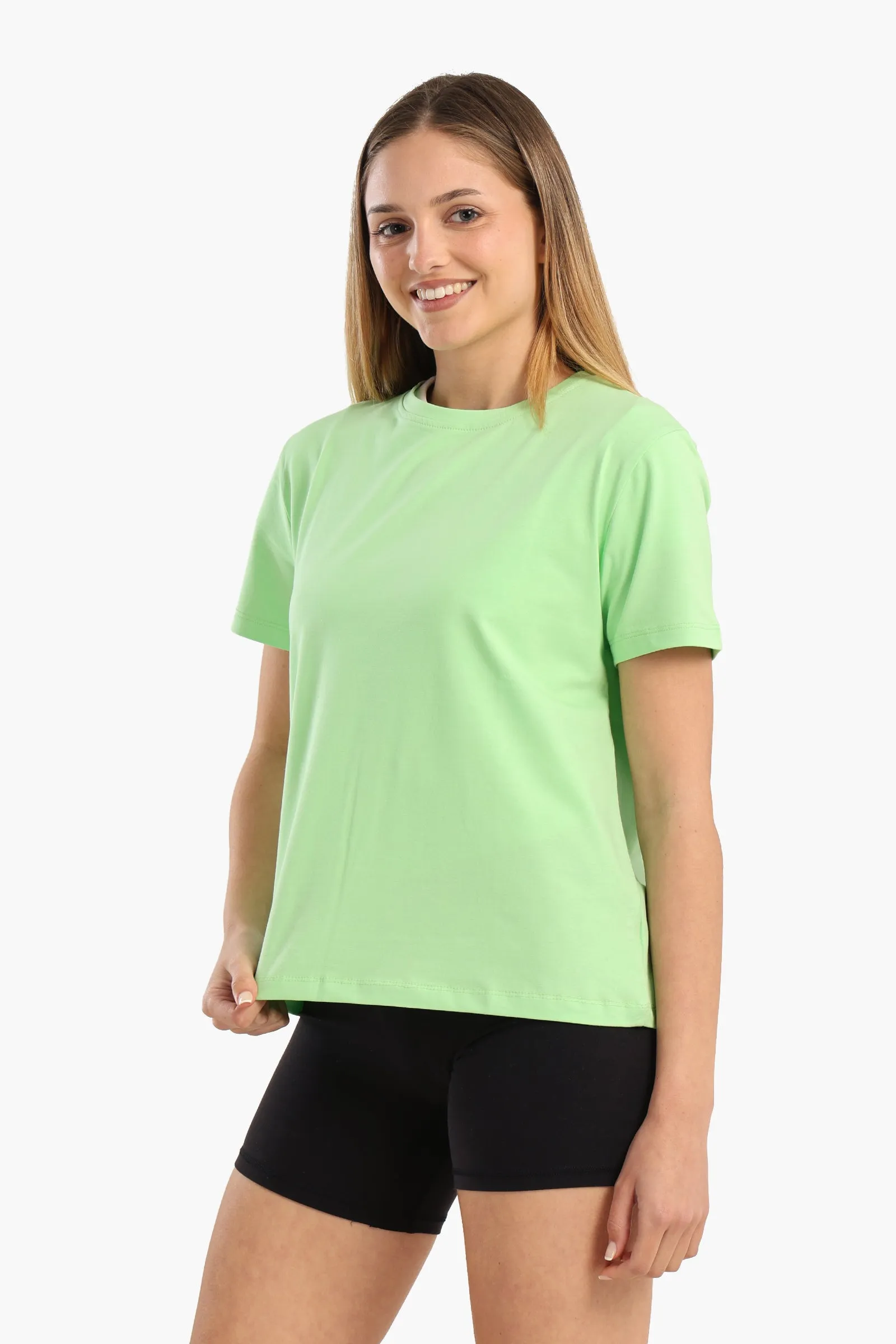 Cotton Basic Slip On T-Shirt