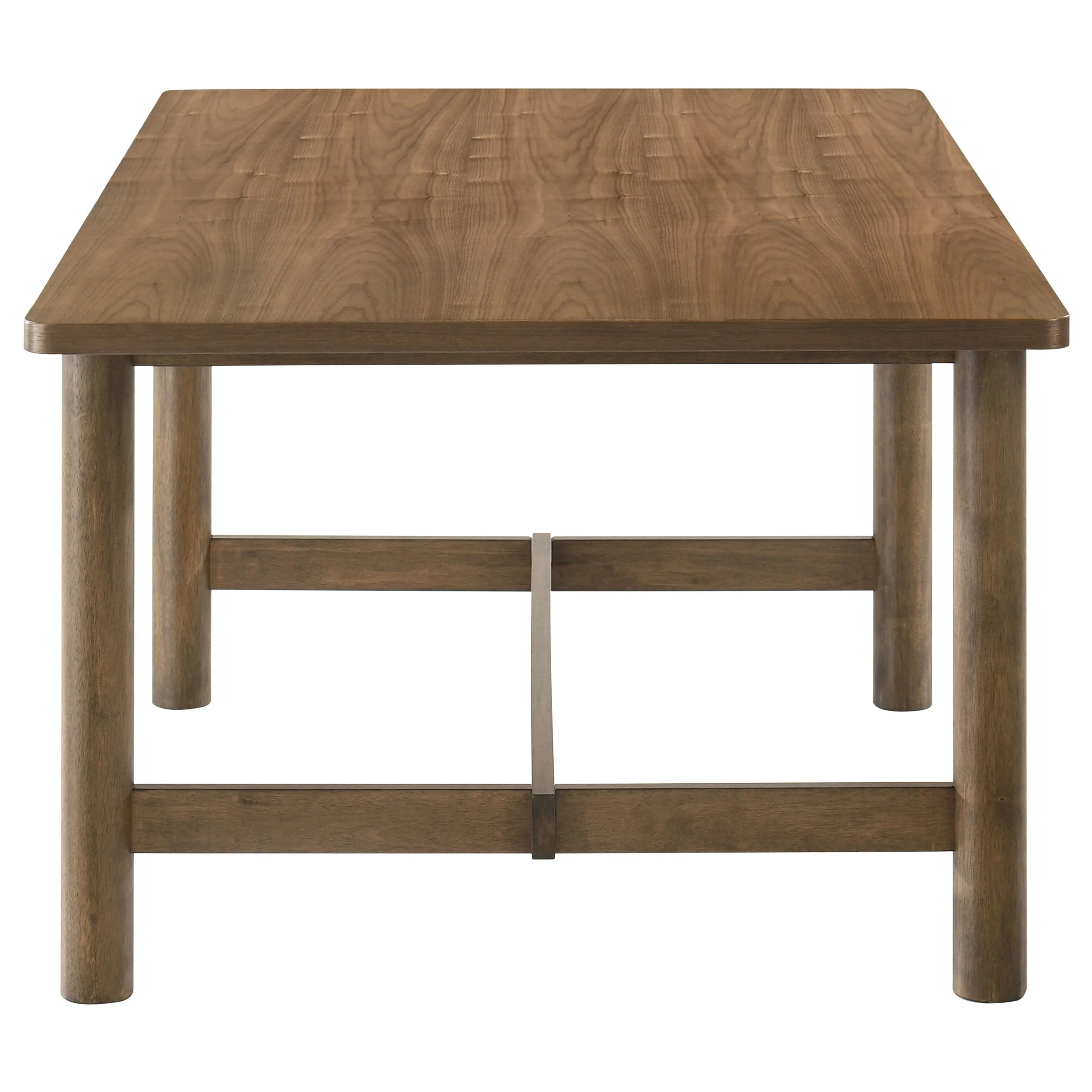 Crestmore 5-piece Rectangular Dining Table Set Walnut