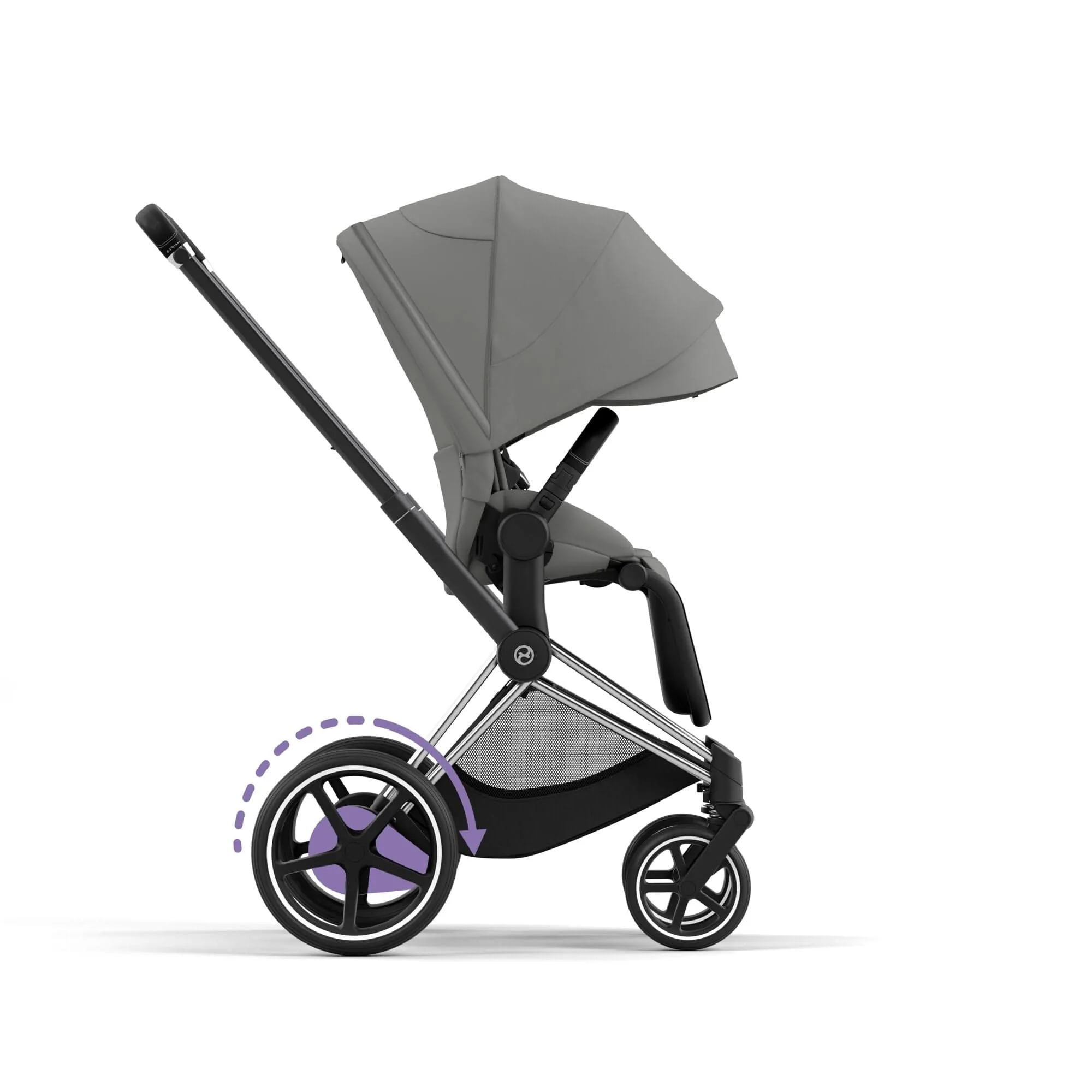 Cybex e-Priam Pram - Mirage Grey