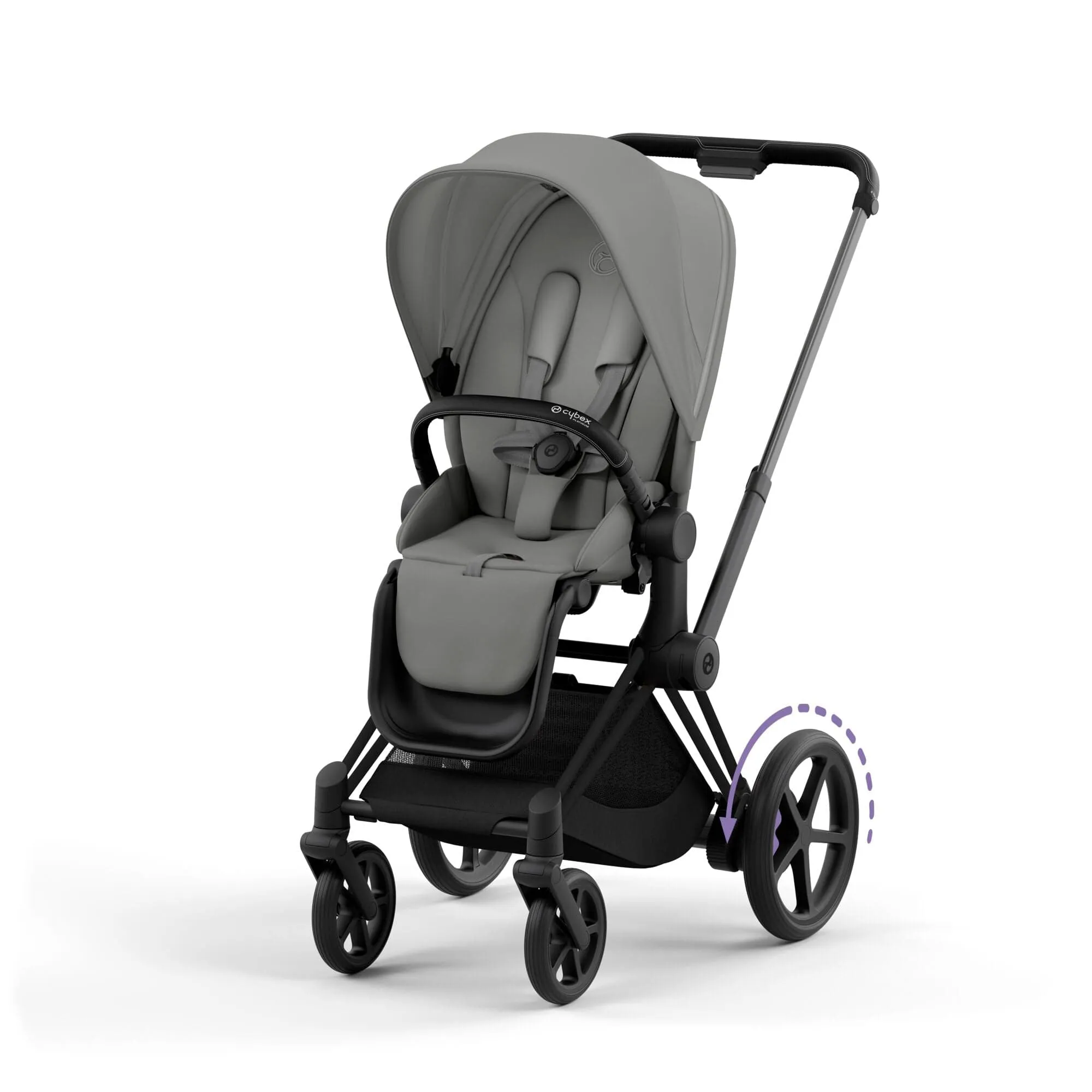 Cybex e-Priam Pram - Mirage Grey