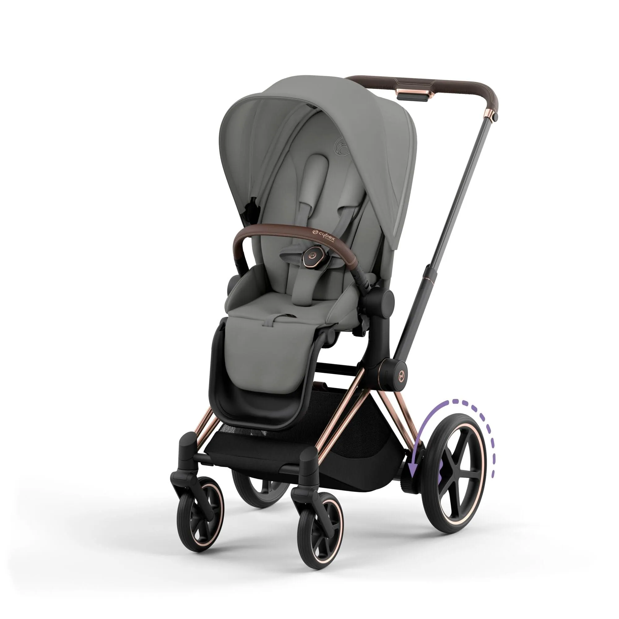Cybex e-Priam Pram - Mirage Grey