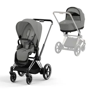Cybex e-Priam Pram - Mirage Grey