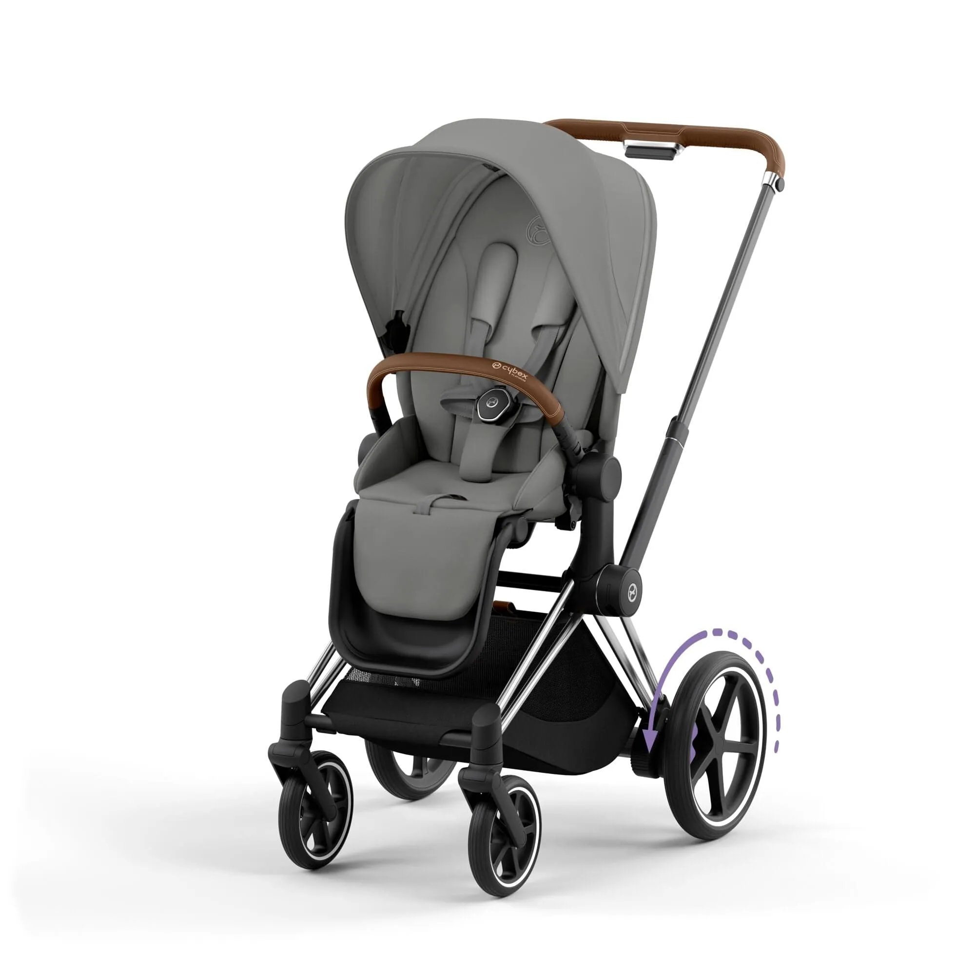 Cybex e-Priam Pram - Mirage Grey