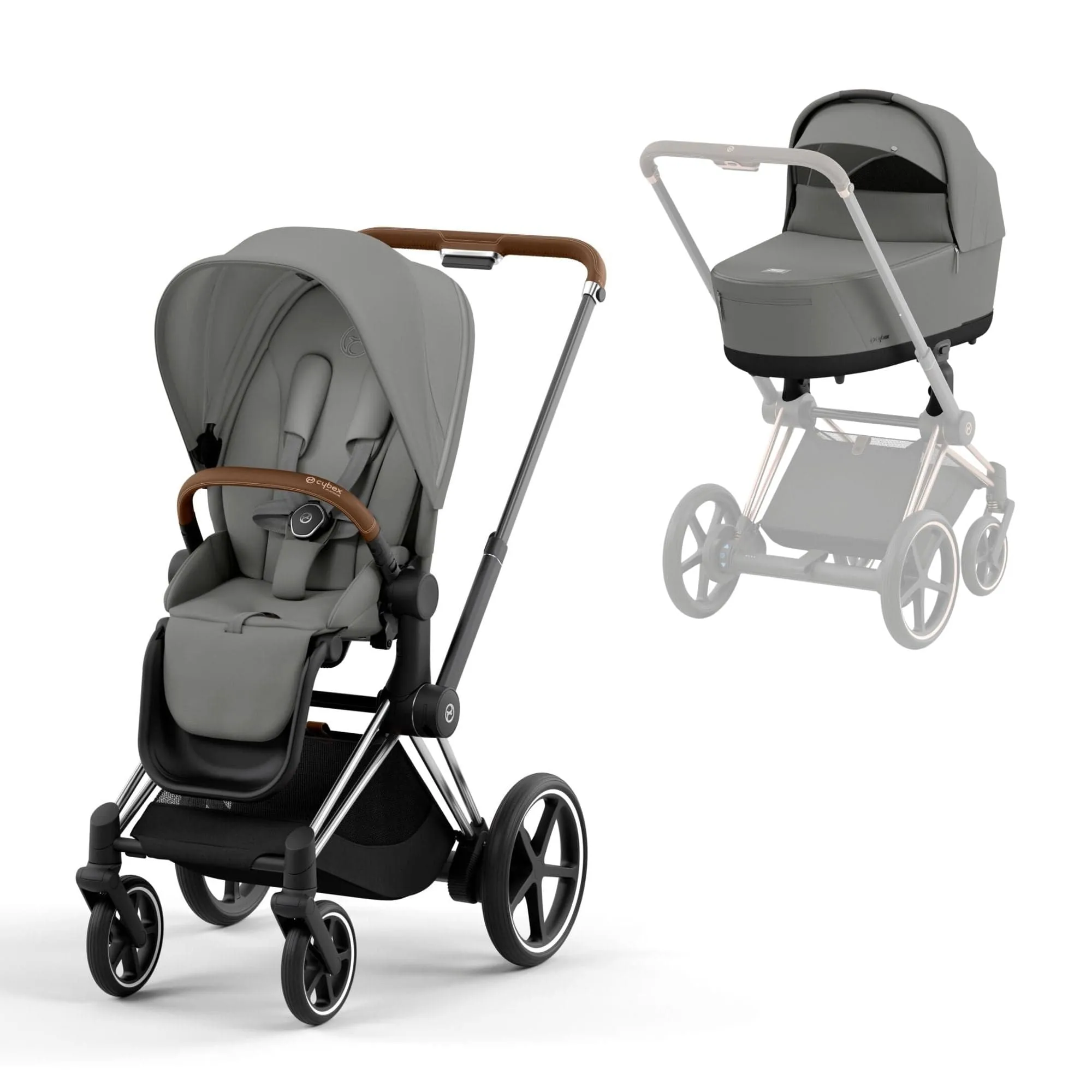 Cybex e-Priam Pram - Mirage Grey