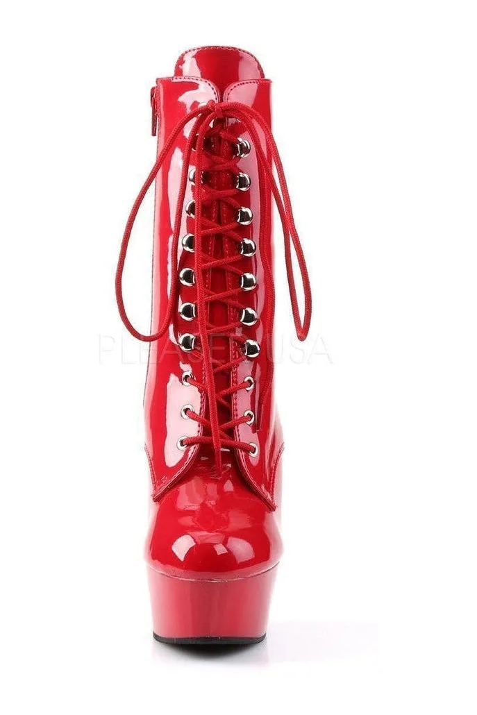 DELIGHT-1020 Platform Boot  | Red Patent