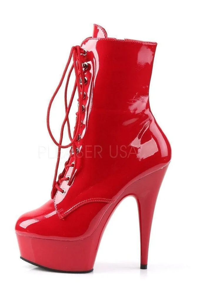 DELIGHT-1020 Platform Boot  | Red Patent