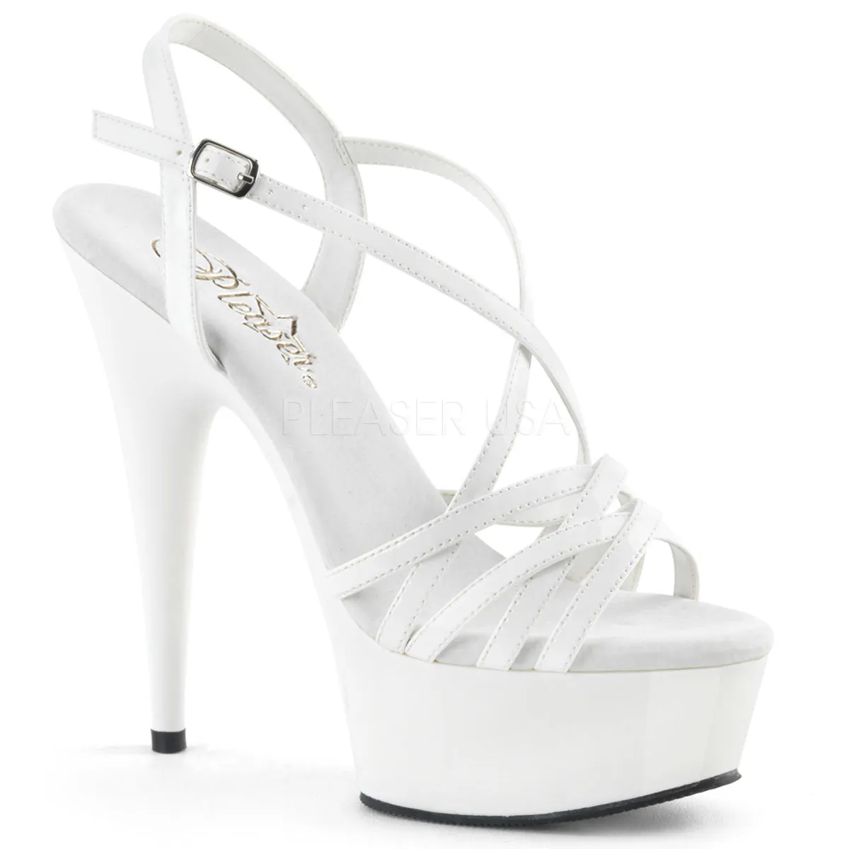 DELIGHT-613  White Patent/White