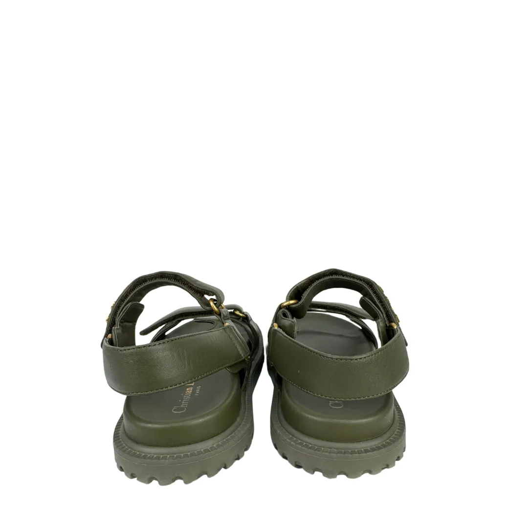 Dior Green Dioract Sandals - Size 37